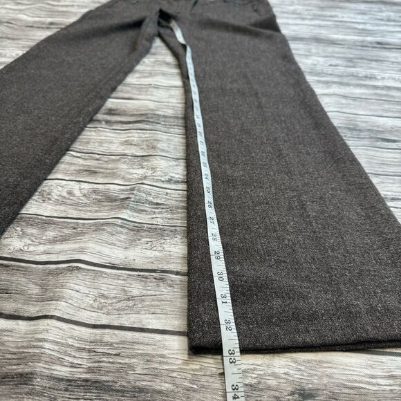 Worthington Womens Straight Leg Creased Dress Pants Slacks Trousers Brown Marl 6 - Picture 12 of 12